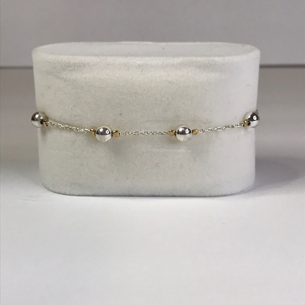 Silver Napier sphere ball bracelet